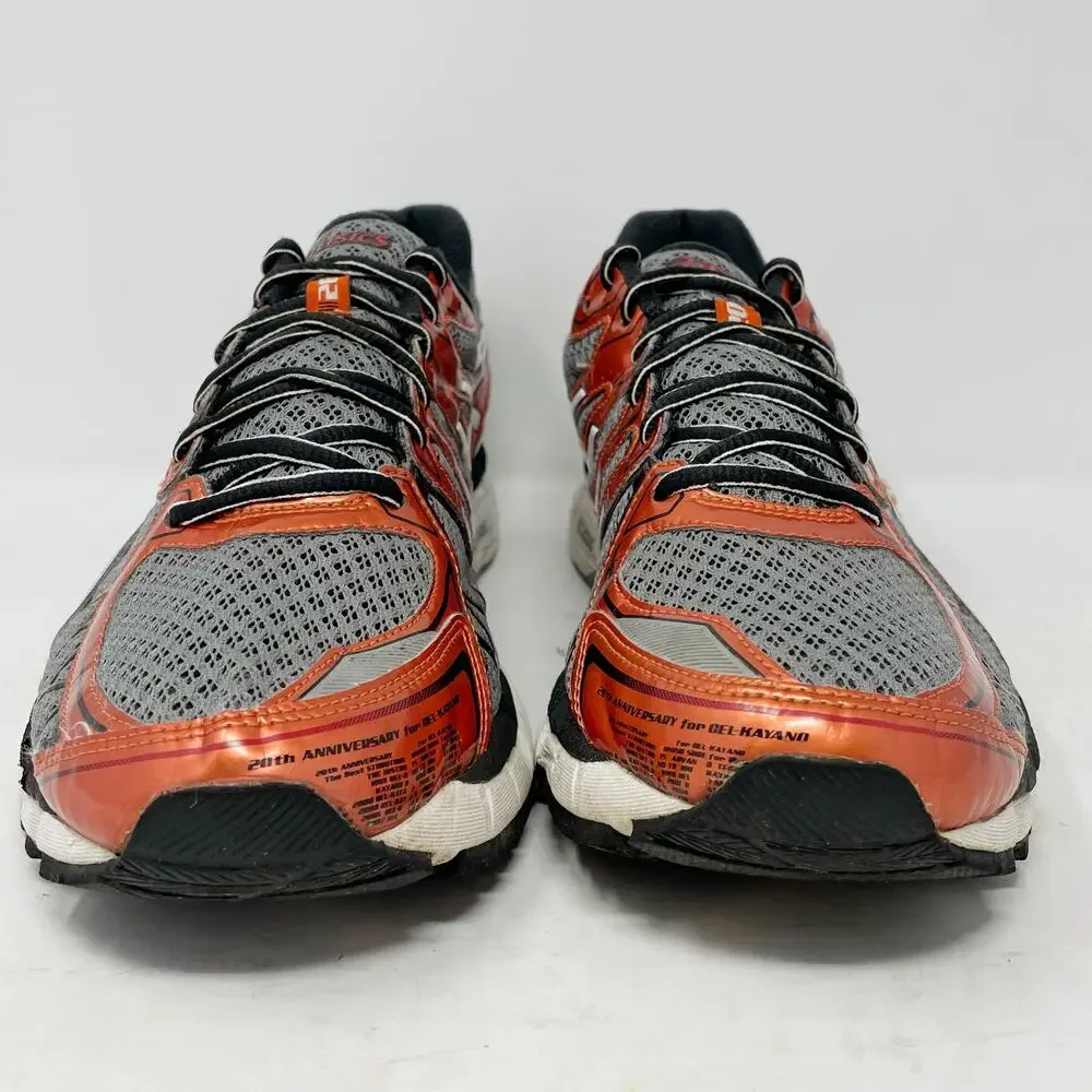 Asics Gel-Kayano 20th Anniversary Grey Orange Copper Men's Size 12